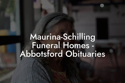 Maurina Funeral Home's obituary services