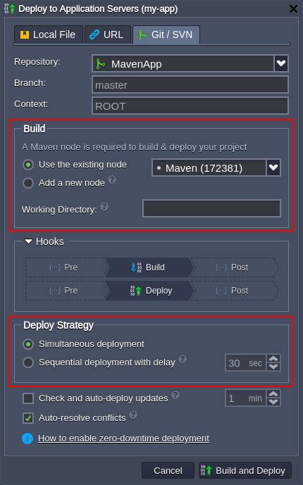 Maven Image Platform deployment