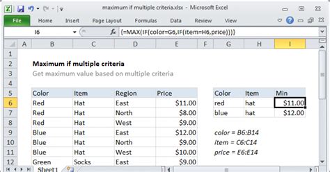 MAX IF with Multiple Criteria