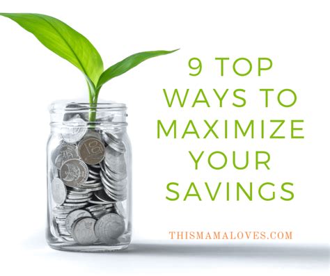 maximizing savings image