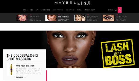 Maybelline Website