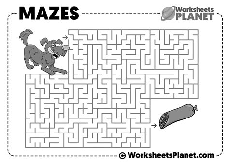 Challenging mazes for kids