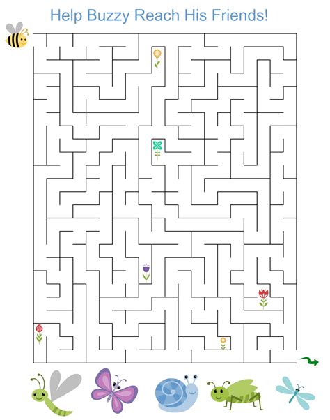 Hard Maze Printables