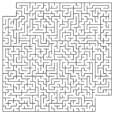 Maze Puzzle Template