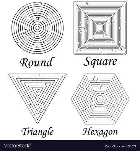 Types of printable mazes