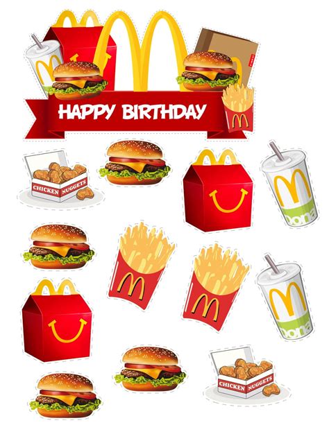 McDonald's Cake Topper 1