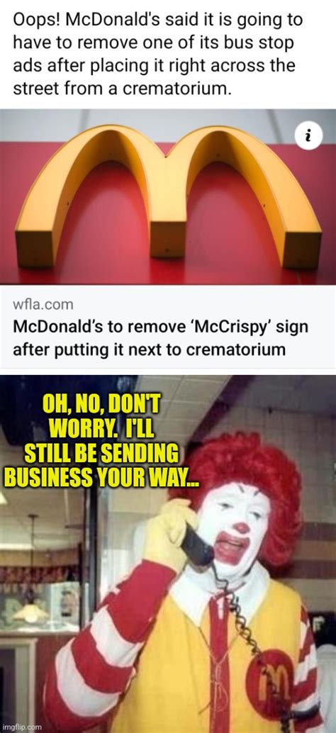 A screenshot of a surprised McDonald's meme