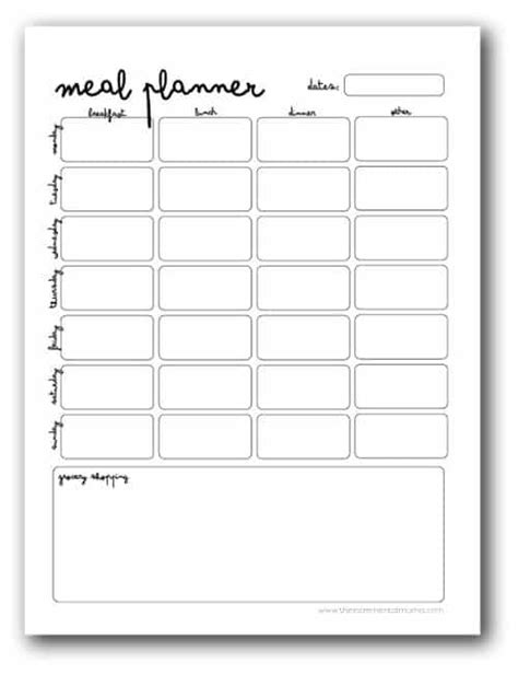 Meal planner