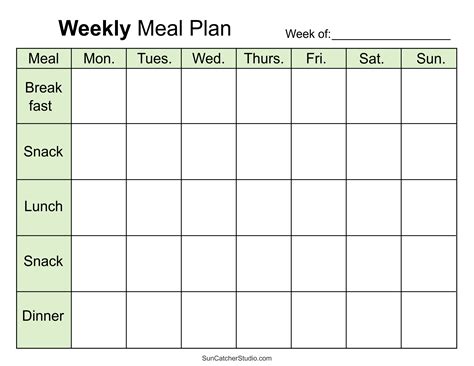 Meal Planner Template