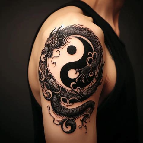 Meaning and Significance of Yin Yang Dragon Tattoos