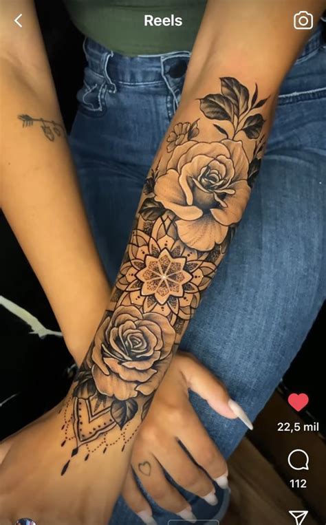 Meaningful Half Forearm Tattoos