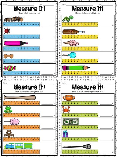 Measurement worksheets for grade 3