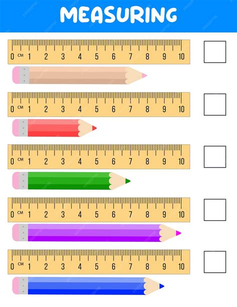 Measuring Length with Centimeter Ruler Image