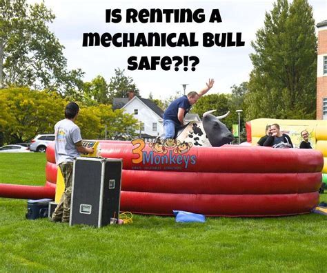 Mechanical bull safety tips