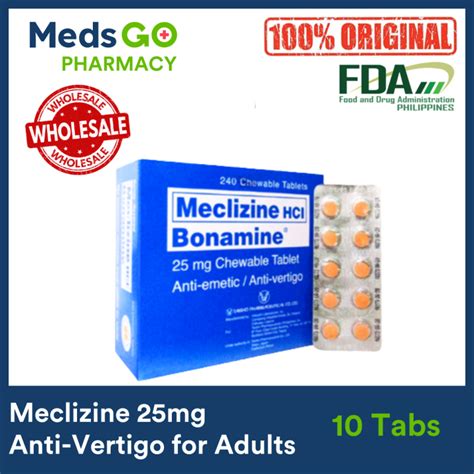 Meclizine and older adults