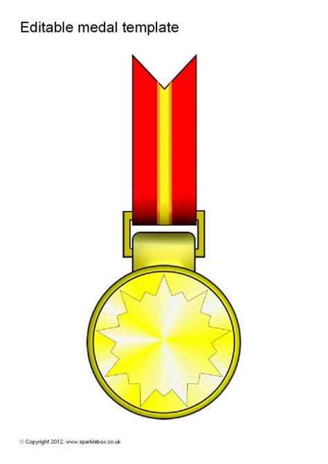 Medal Template Design