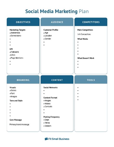 Media Plan Template Example 5