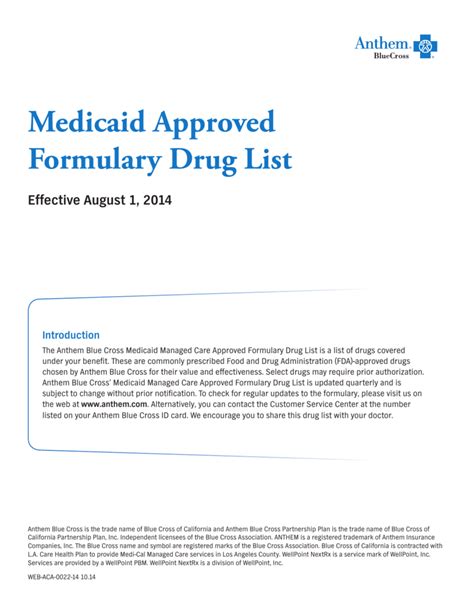 Medicaid Formula Coverage