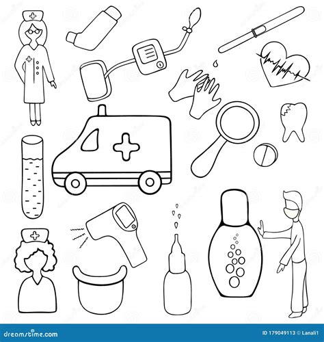 Medical Coloring Book for Kids