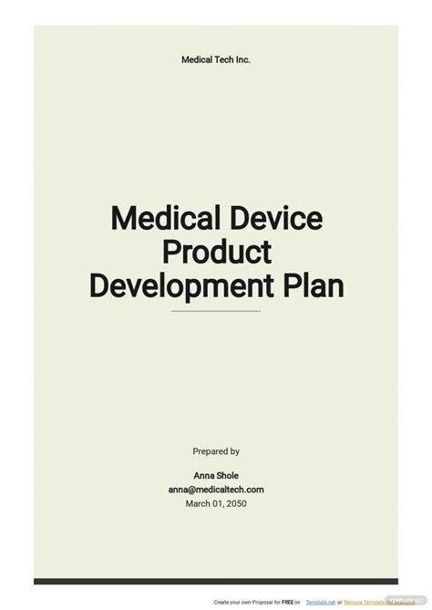 Medical Device Template