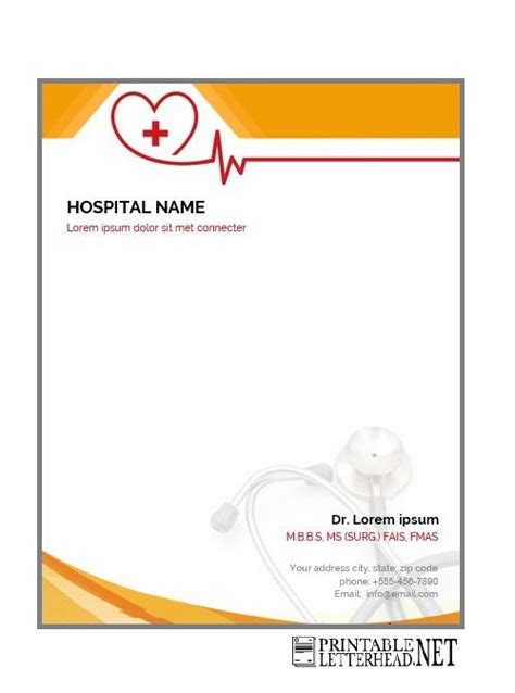 Medical Letterhead Template Free