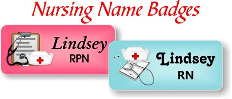 Medical name tag template