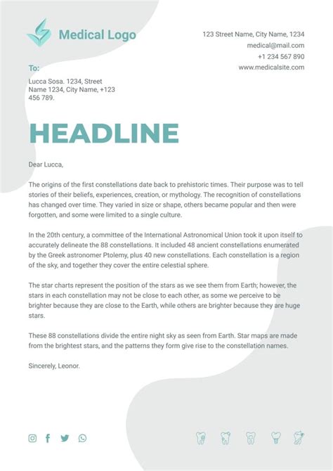 Medical Practice Letterhead