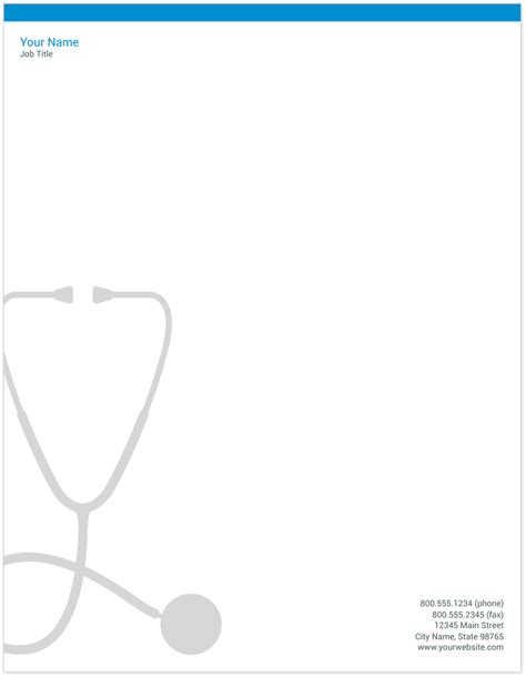 Medical Professionals Letterhead