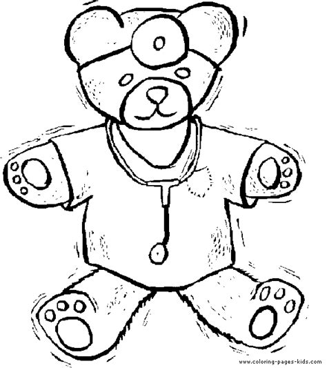 Medical Themes Coloring Pages