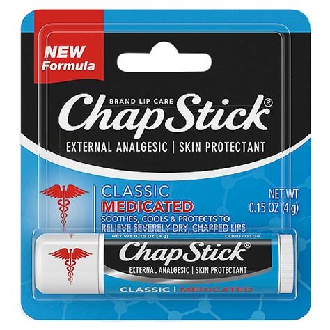 Medicated chapstick tube label design