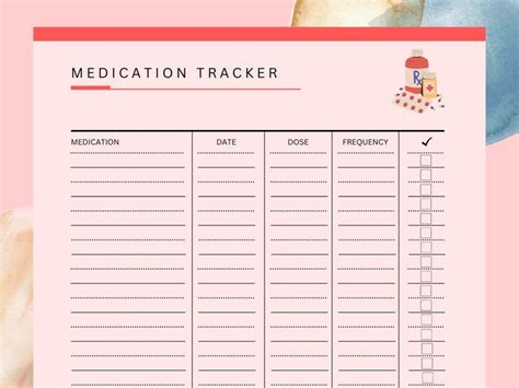 Medication Management Template Example 1