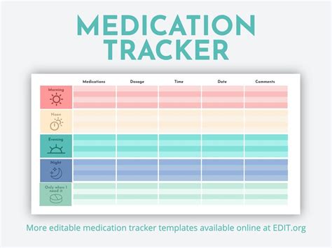 Medication Tracker Calendar