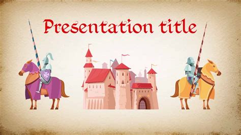 Medieval History Template for Google Slides