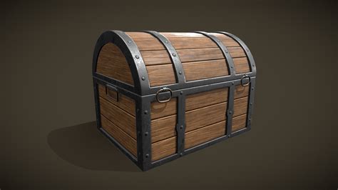 Medieval Treasure Chest Template