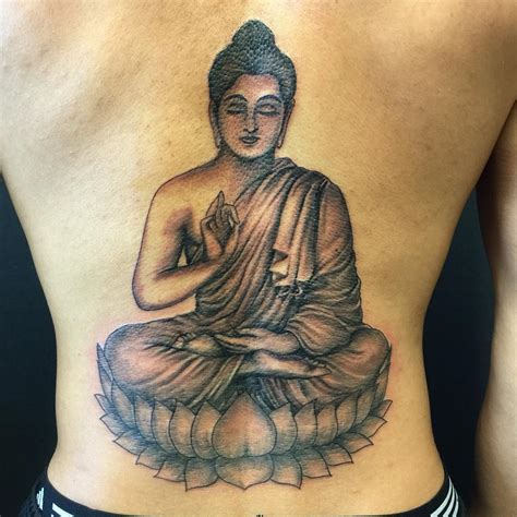 Meditating Buddha Tattoo Design