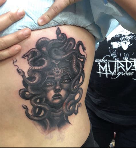 Medusa tattoo cover-up