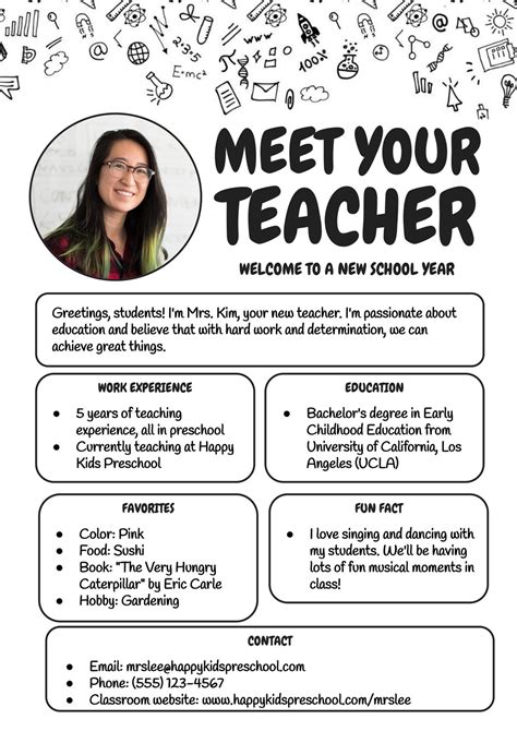 Meet the Teacher Template Keynote