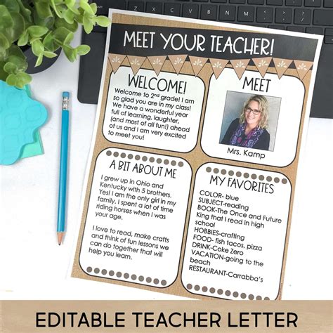 Meet the Teacher Template PowerPoint