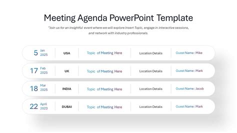 Meeting Agenda Template PowerPoint 8