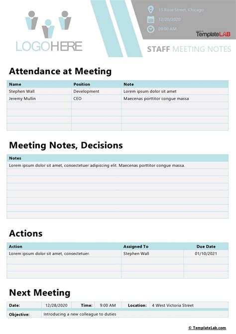 Meeting Notes Template