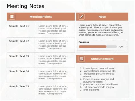 Meeting Notes Template PowerPoint