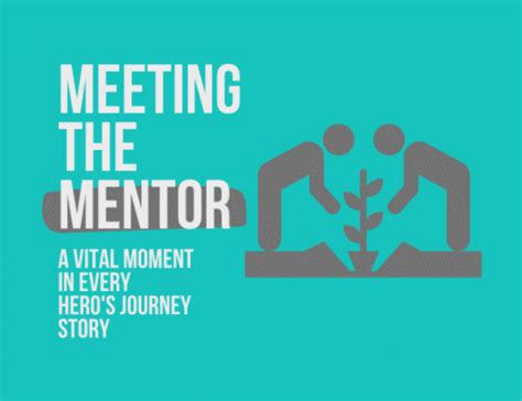 An image representing the meeting between the hero and their mentor, who guides and advises them on their journey.