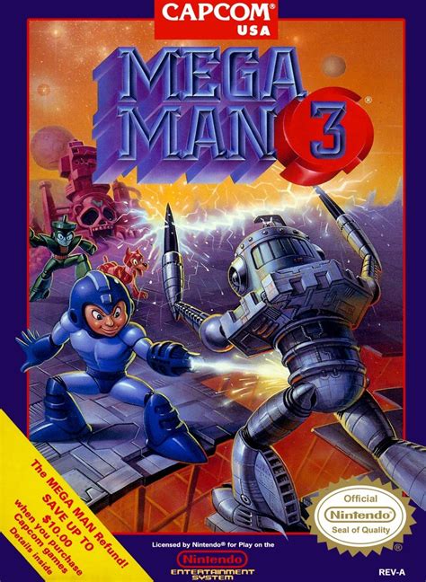 Mega Man Box Art Template