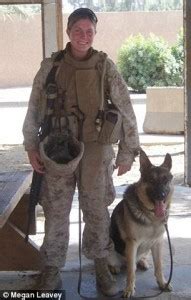 Megan Leavey and Rex in Ramadi, Iraq