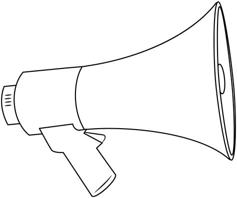 Megaphone Template Image