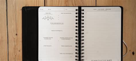 A sample page from the Mel Robbins Journal Template