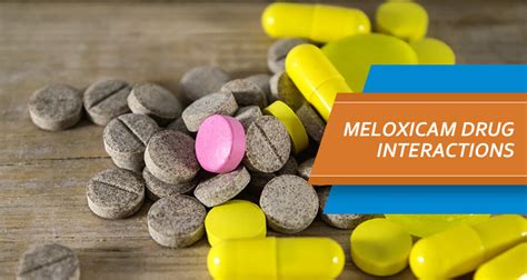 Meloxicam Interactions