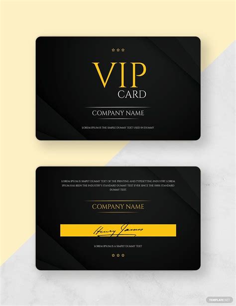 Membership Card Template 1