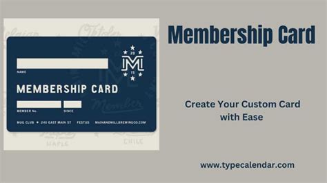 Membership Card Template 6