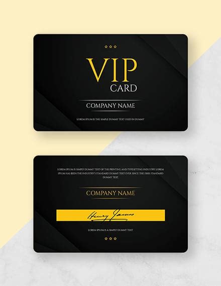 Membership Card Template 9